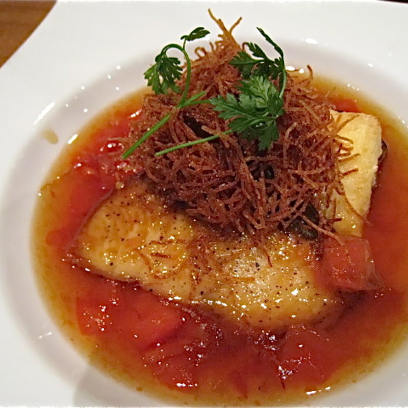 寒ブリと豆腐のソテー(なか川 東風庵)