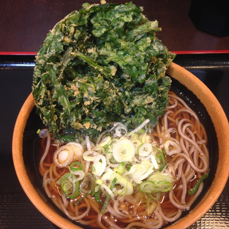 春菊天そば(吉利庵 )
