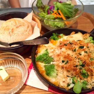 バターナッツかぼちゃ&ロマネスコのラザニア(COOK COOP CAFE (クックコープカフェ) 新宿マルイ本館店)
