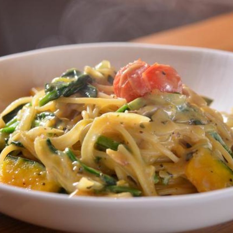 燻製豚のカルボナーラ(輪繰~WAKURU~)