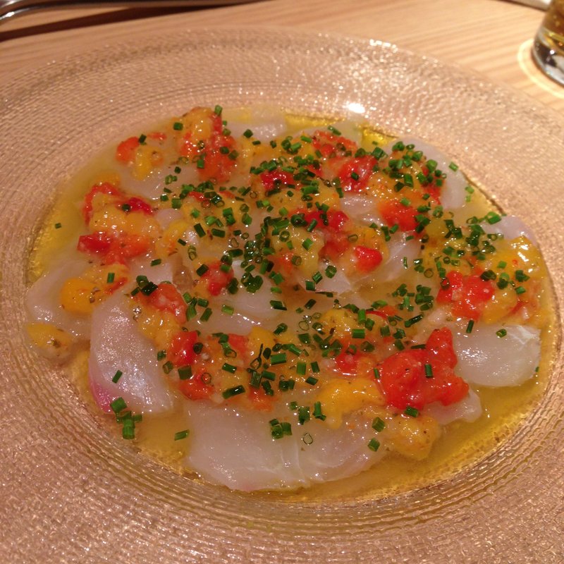 北海道産カンパチのカルパッチョ(カルテット （Quartetto）)