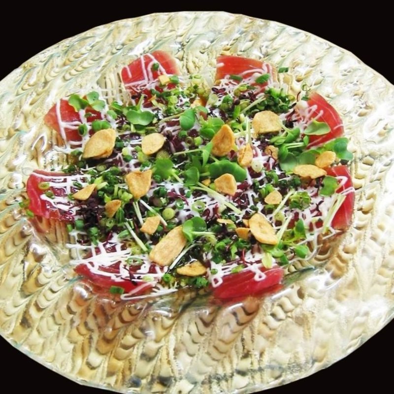 マグロのカルパッチョ(やはた茶屋)