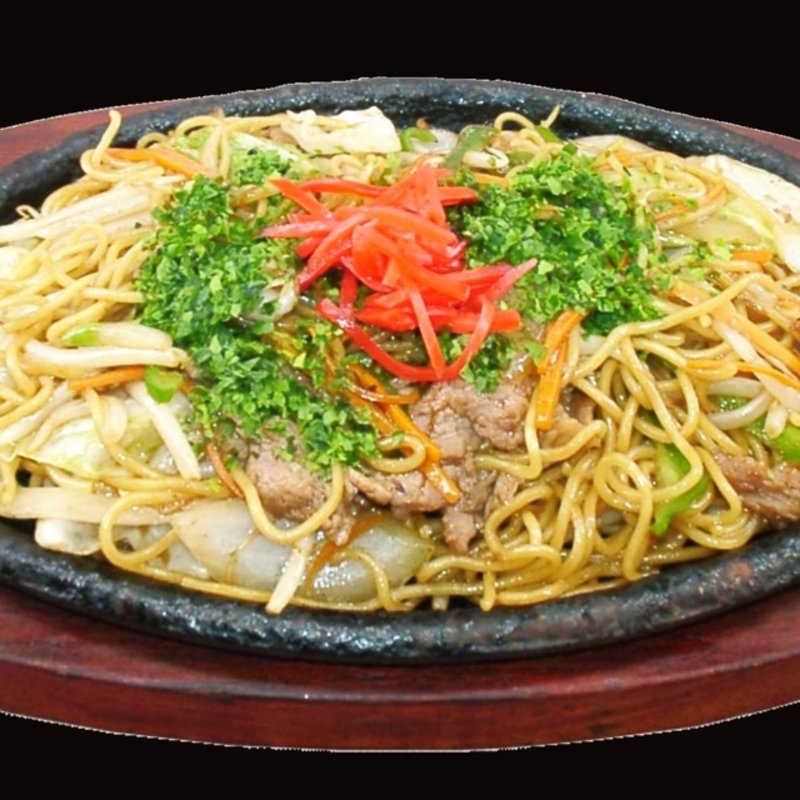 鉄板焼きそば(やはた茶屋)