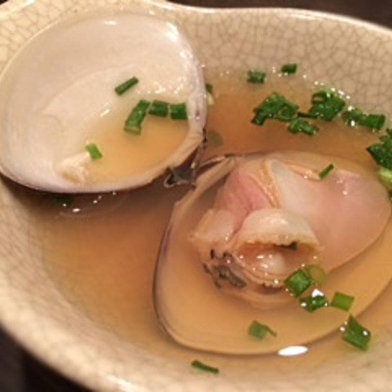 蛤の酒蒸し(蛤覚)