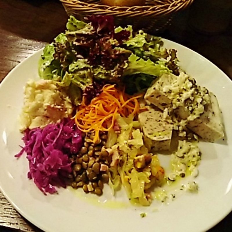 鶏肉ときのこのテリーヌ 色々野菜のワンプレート(Tocci （トッチ）)