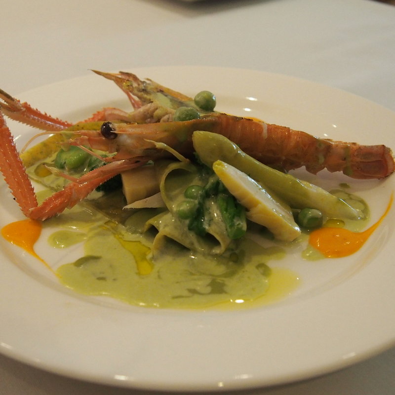 手長海老のパスタ(クチーナ シゲ)