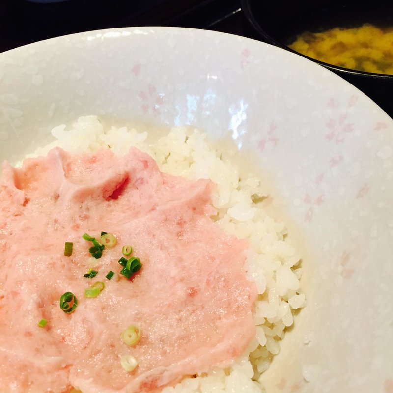 ネギトロ丼（さび抜き）(MAGURO-YA)