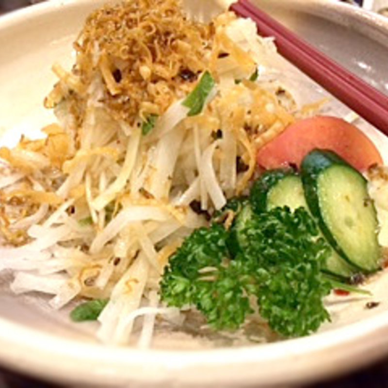 大根とじゃこのサラダ(えいと)