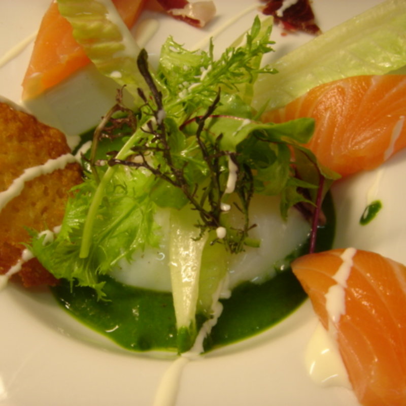 サーモンのカルパッチョ(レストラン コーダリー)