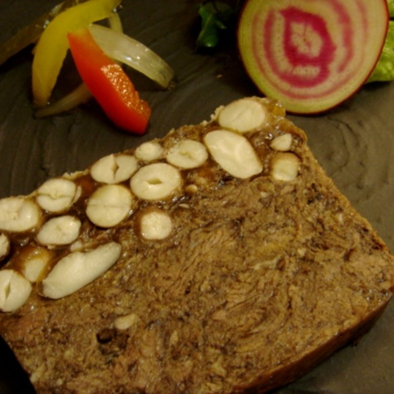 タコのパテ・ド・カンパーニュ(レストラン コーダリー)