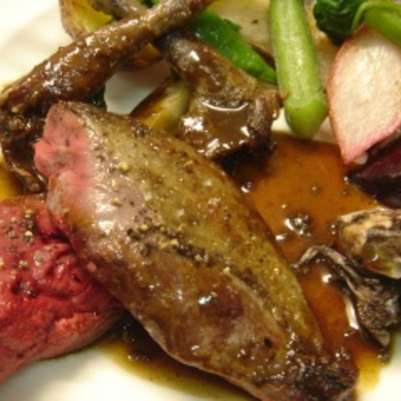 山鳩のロティ(レストラン コーダリー)