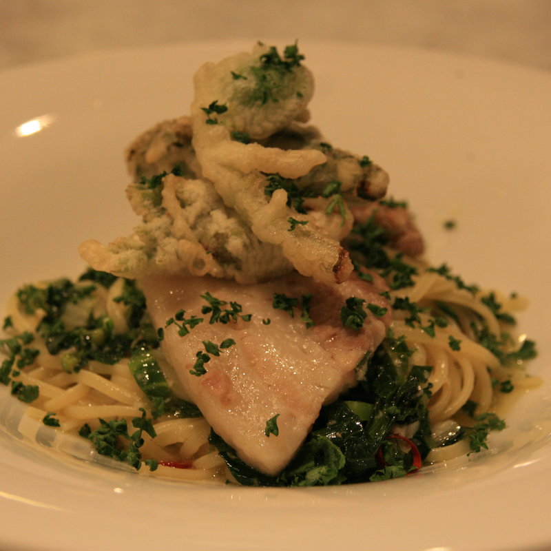 ベーコンとフリットのパスタ(コポンノープ （copon norp）)