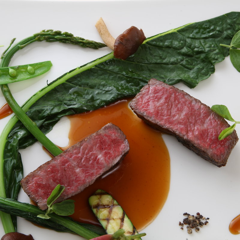 交雑牛フィレ肉の瞬間燻製(tetote)