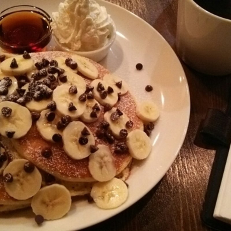 チョコバナナパンケーキ(MOANA　CAFE)