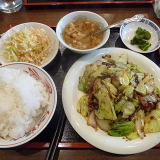 ホイコーロー定食(長福)