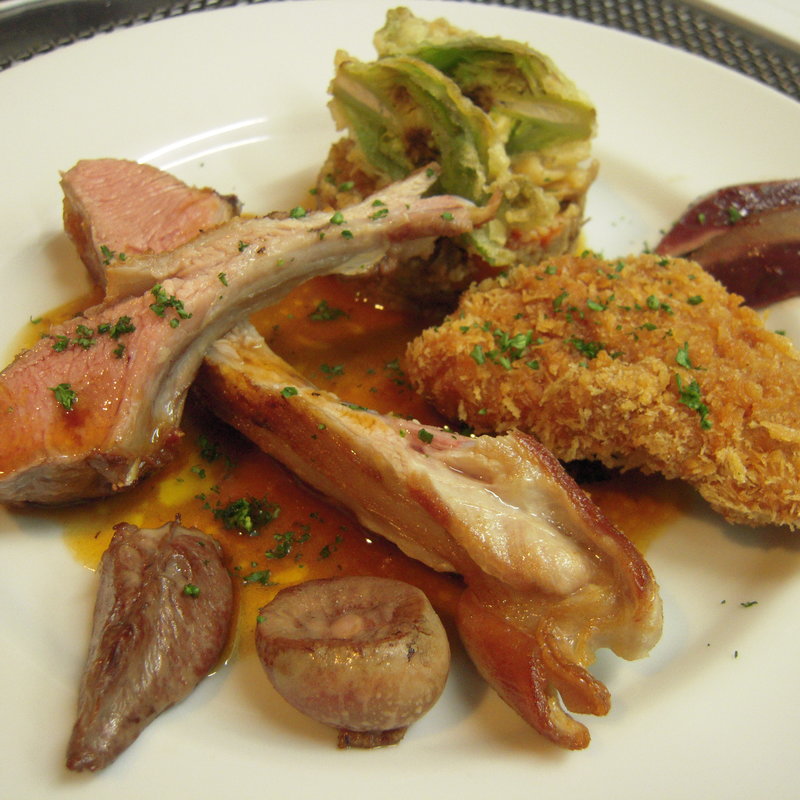 仔羊のカツレツ(コントワール ミサゴ)