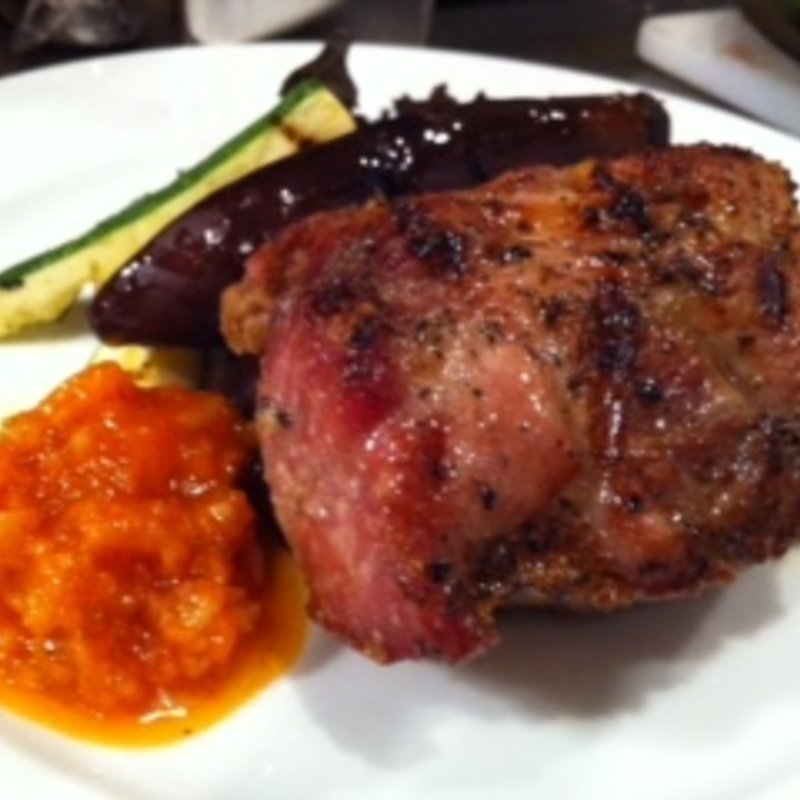 仔羊のロースト　チミチリソース(ラ カサリンガ （La Casalinga）)