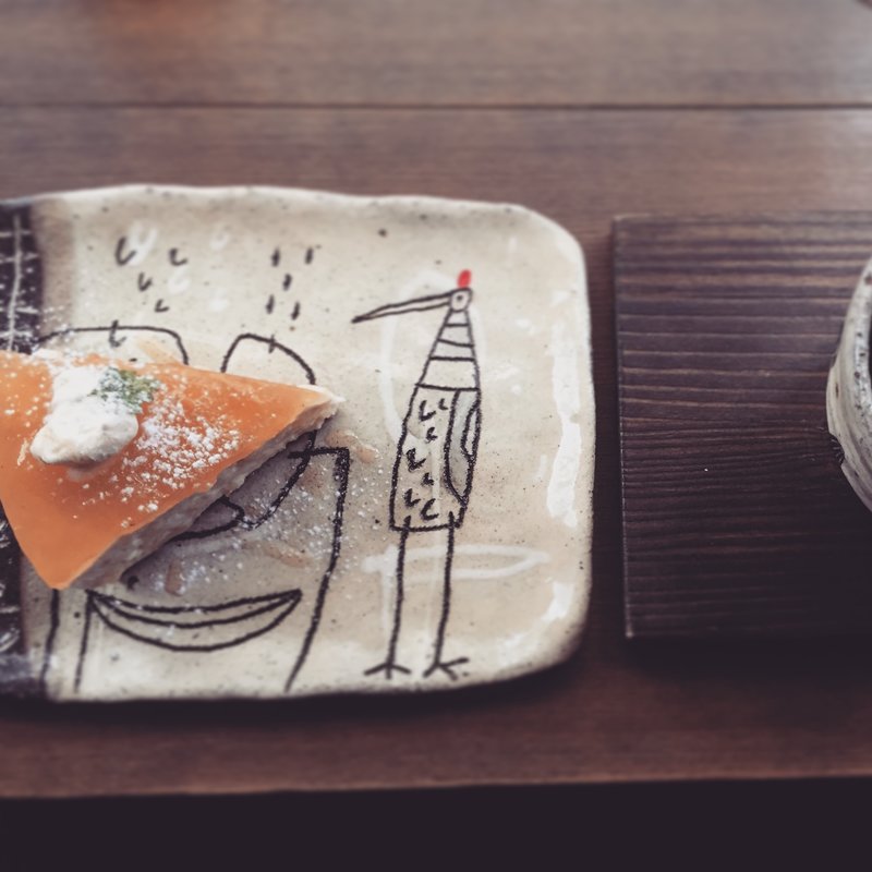 気まぐれりんごチーズケーキ(カフェ ケシパール )