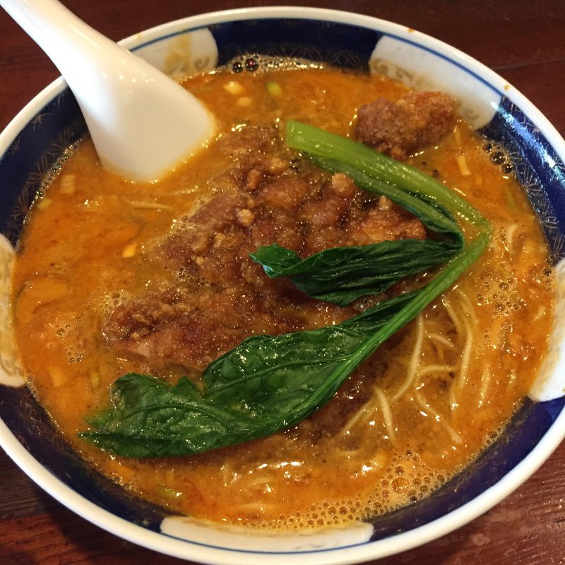 太肉担々麺(支那麺はしご 入船店)