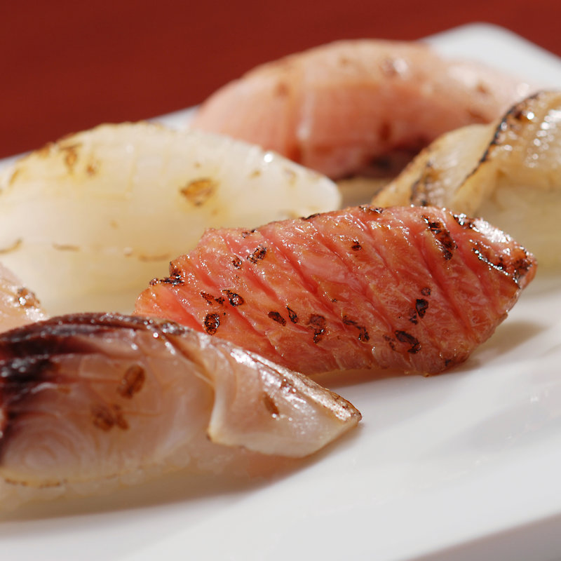 炙り寿司の盛り合わせ(乃木坂 神谷)