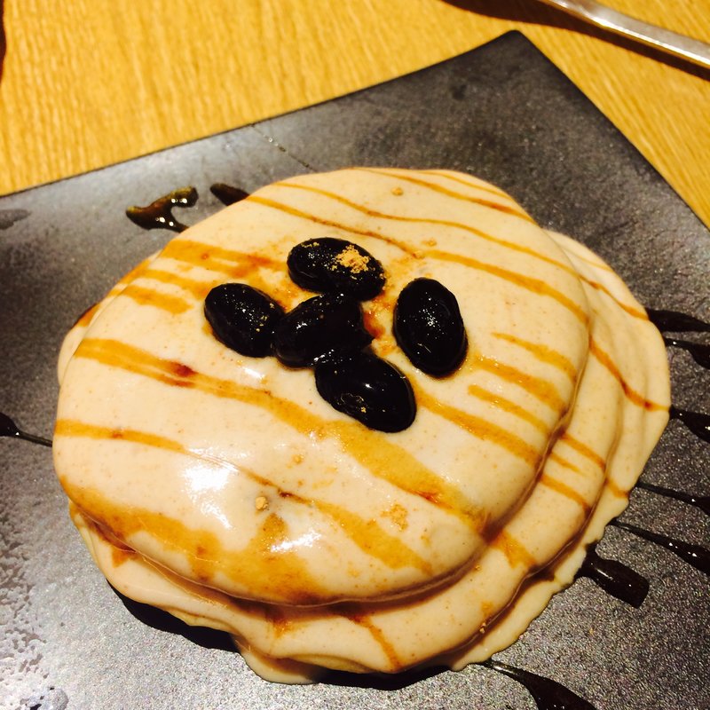 黒豆ときな粉クリームのぱんけーき(こなな 京都ポルタ店 )