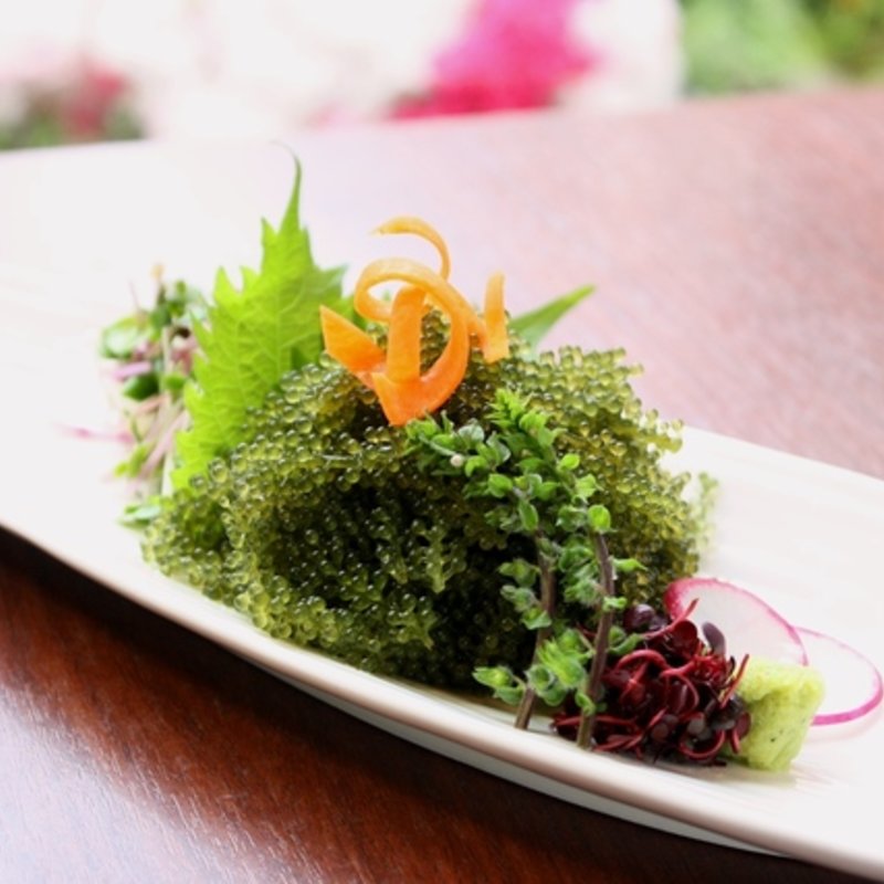 海ぶどう(古民家郷土料理 市川おいどん)