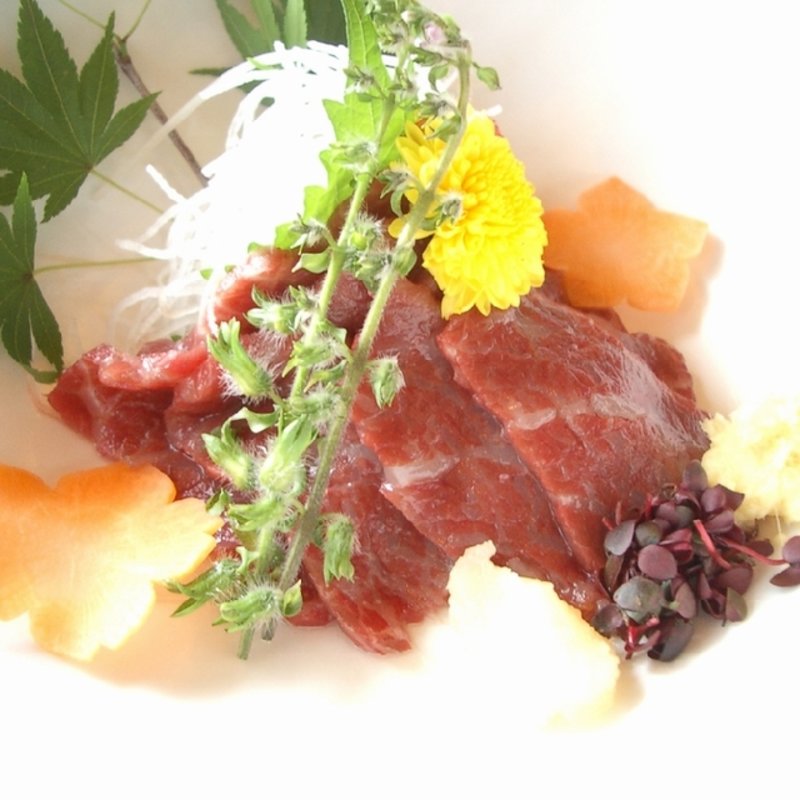 馬刺し(古民家郷土料理 市川おいどん)