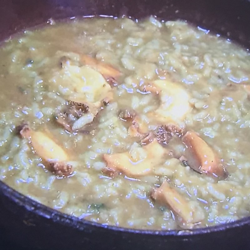 あわび雑炊(ボタ )