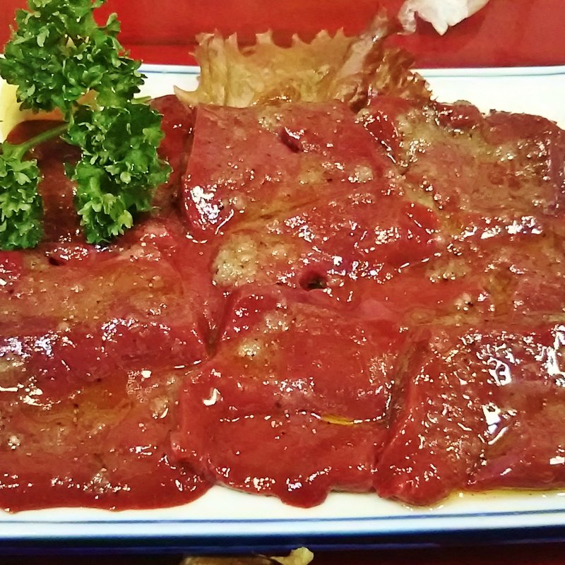あぶりレバー(おいしい焼肉の大野屋)