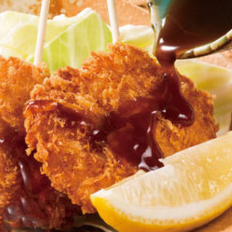 はかた地鶏の串カツ(味斗 スーク海浜幕張店 )