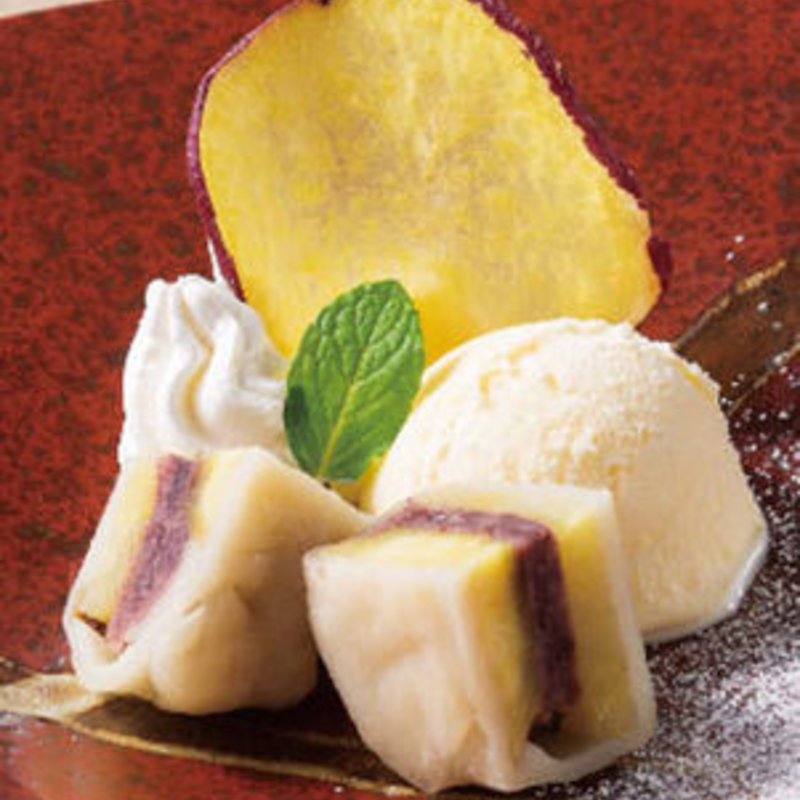 いきなり団子バニラアイス添え(味斗 スーク海浜幕張店 )