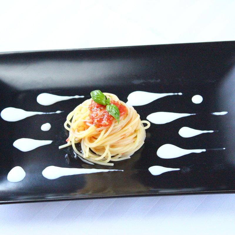 冷製トマトのカッペリーニ(ＲｉｓｔｏＲａｎｔｅＭＡＴＳＵＯ)