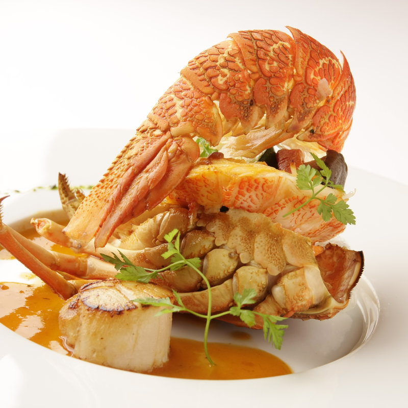 大正海老のオーブン焼き(レストランMOMO)