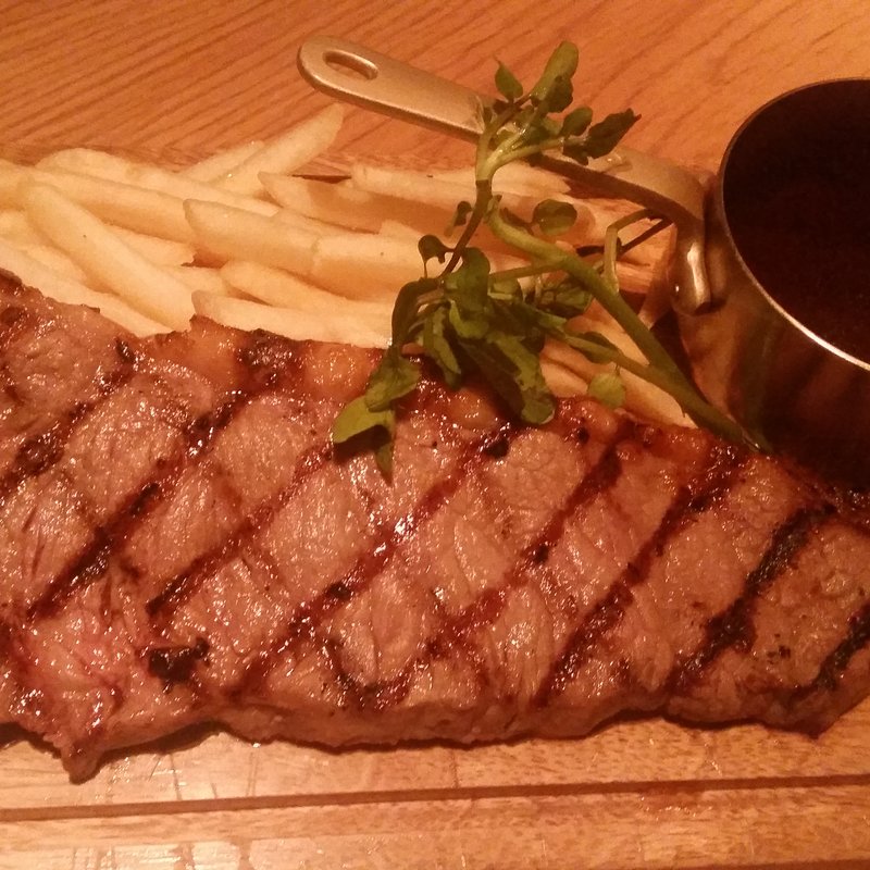 US産 アンガスビーフのステーキ(マーサーブランチエビスヒルサイド)