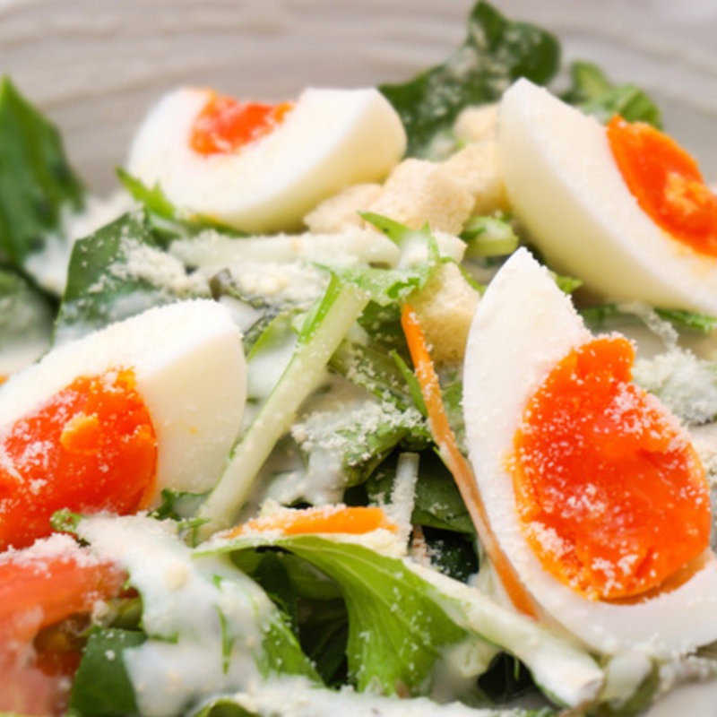 シーザーサラダ(魚に鍋に炭火焼　いちかわ　藤 （【旧店名】もつやき藤）)