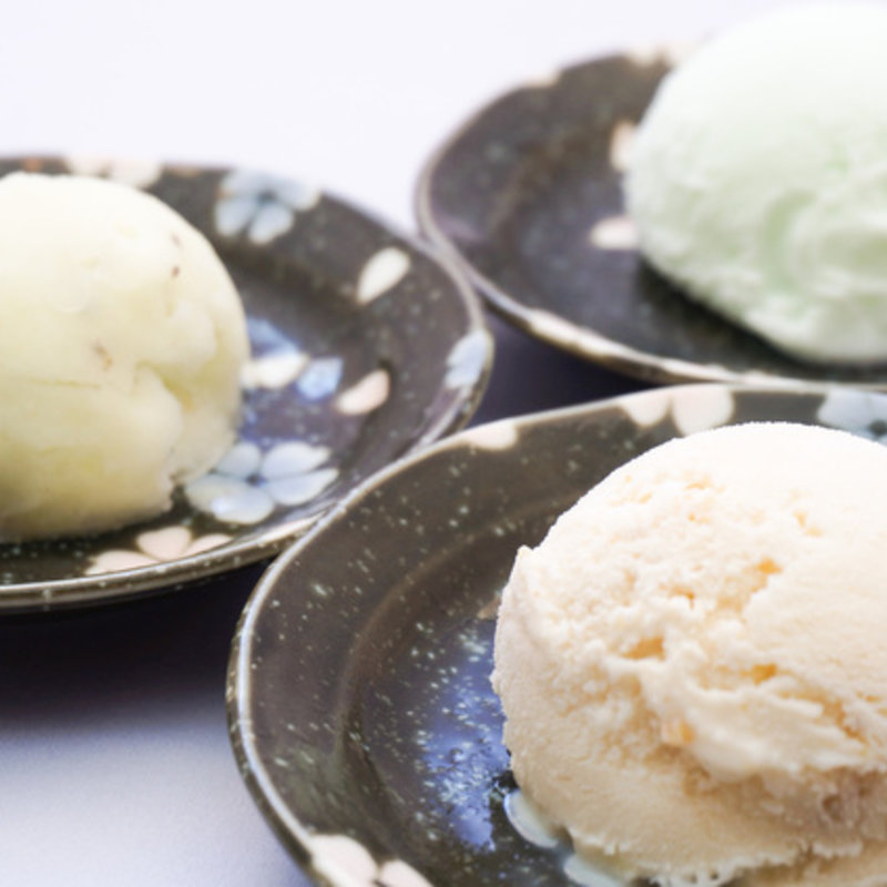 ピーナッツアイスクリーム(魚に鍋に炭火焼　いちかわ　藤 （【旧店名】もつやき藤）)