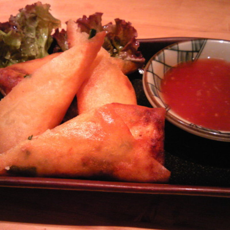 海鮮にら巻(魚に鍋に炭火焼　いちかわ　藤 （【旧店名】もつやき藤）)