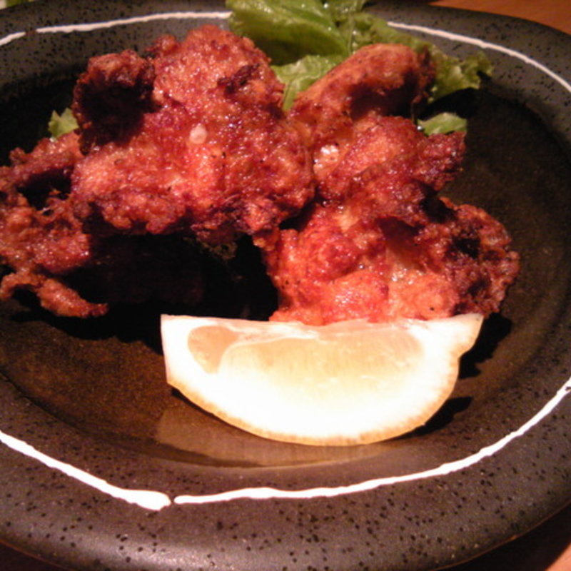 鶏のから揚げ(魚に鍋に炭火焼　いちかわ　藤 （【旧店名】もつやき藤）)