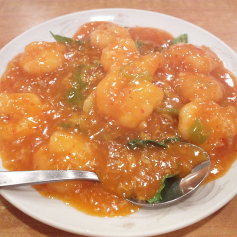 芝エビチリソース煮  イカの生姜ネギ炒め 各(品珍園 )