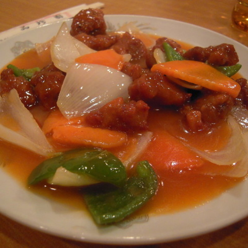 黒酢豚(品珍園 )