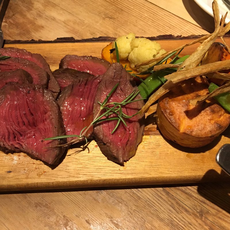 千葉県八千代黒牛のトスカワ風タリアータ(nR table 表参道店)