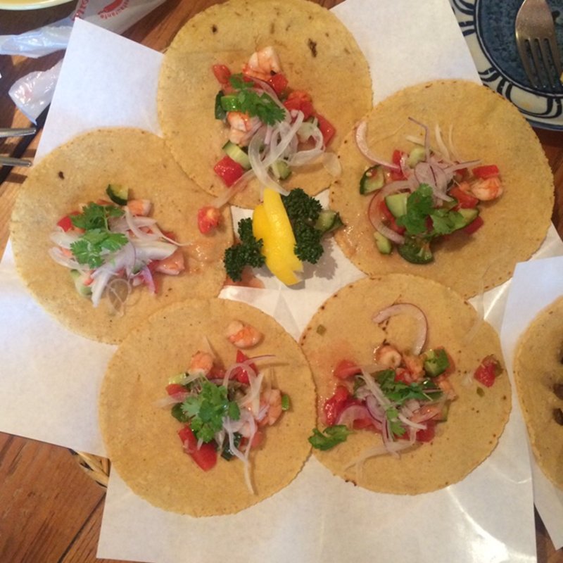 タコス（チーズ、チキン、ハラペーニョ）(ラ・カシータ （Ｌａ　Ｃａｓｉｔａ）)