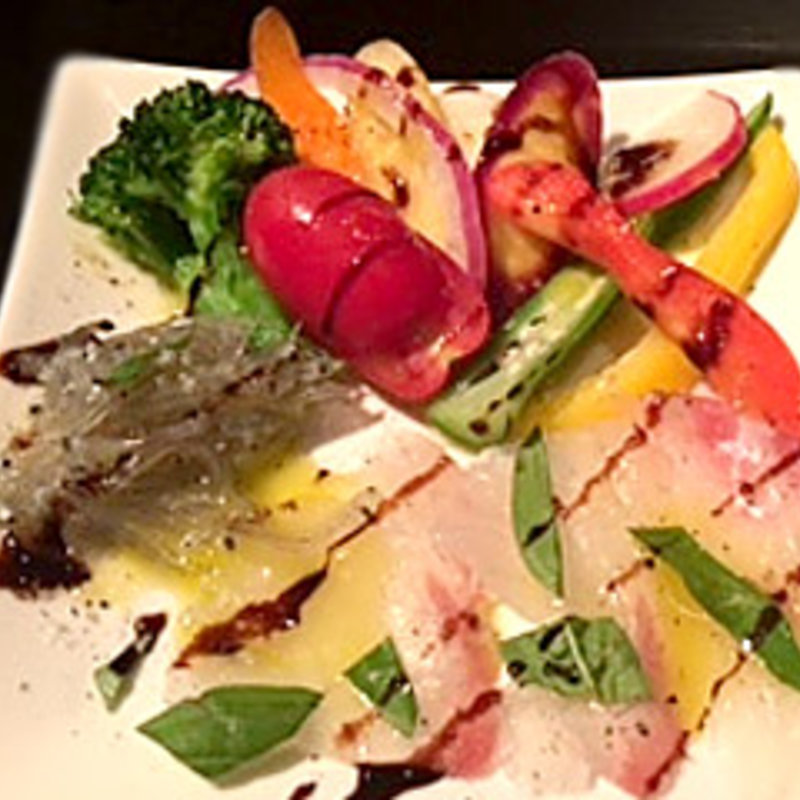 カルパッチョの盛り合わせ(夢酒 ダイニングバームッシュ藤沢店)