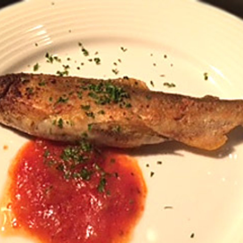 子持ち鮎のソテー(夢酒 ダイニングバームッシュ藤沢店)