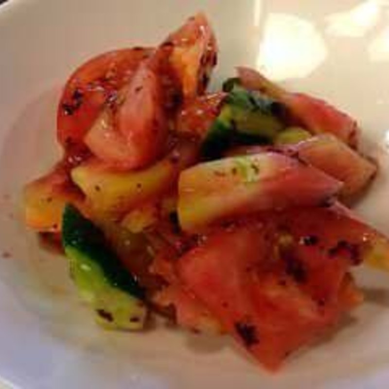 トマトの梅ソース和え(多謝 大井町店 （トォシェ）)