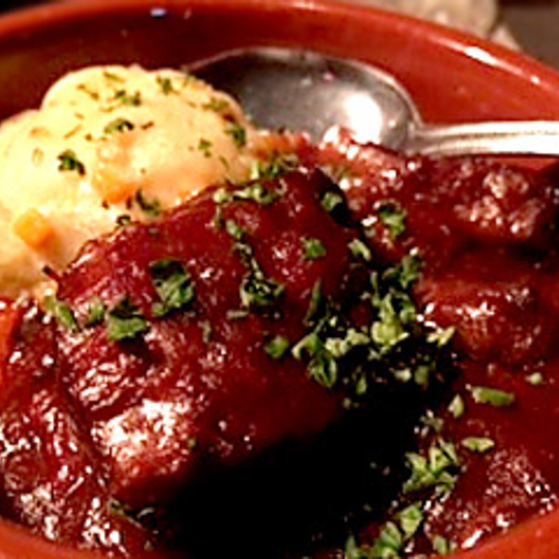 牛すねと牛タンのシチュー(夢酒 ダイニングバームッシュ藤沢店)