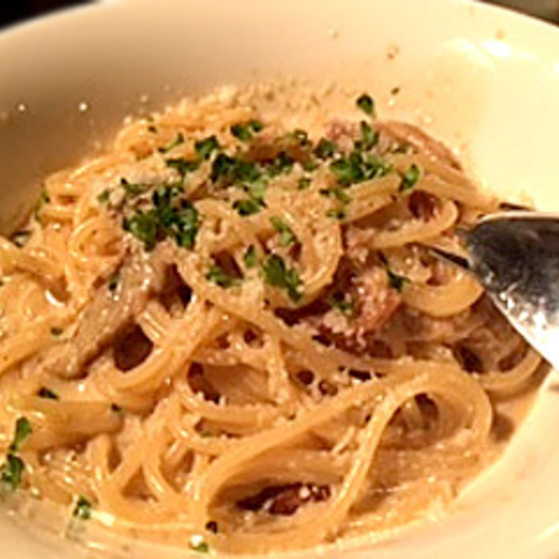 きのこのクリームスパゲッティ(夢酒 ダイニングバームッシュ藤沢店)