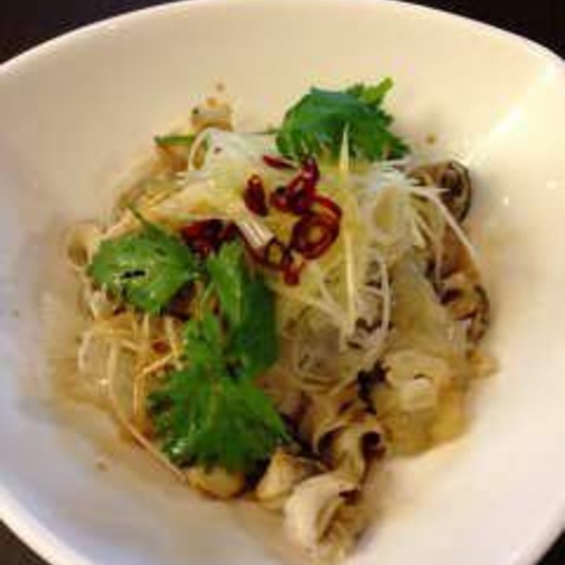 サザエとクラゲのネギソース(多謝 大井町店 （トォシェ）)