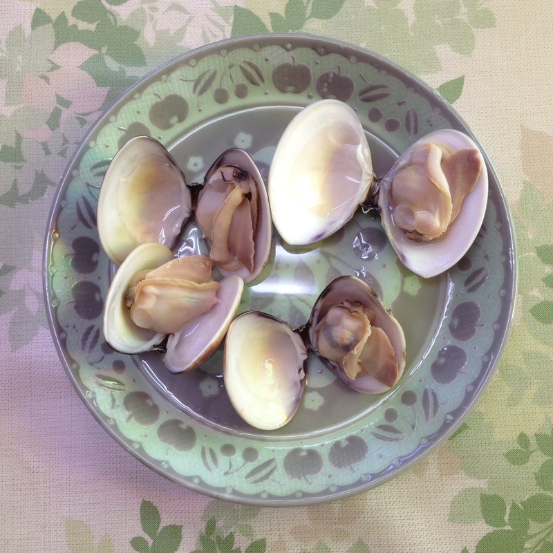 ハマグリの酒蒸し(つちや食堂 )