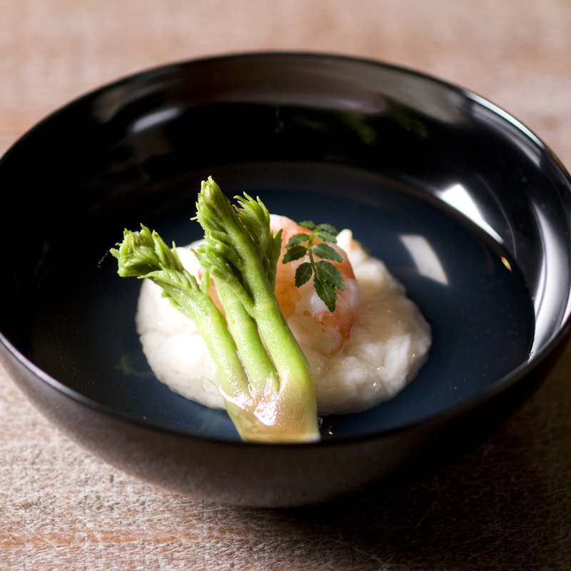 海老真薯　椀物(真々田 )